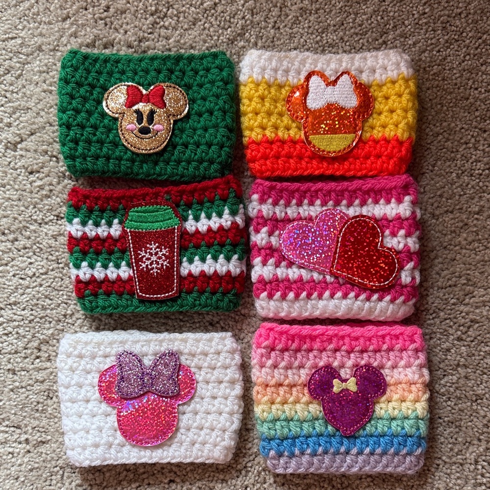 6 Disney drink cozies